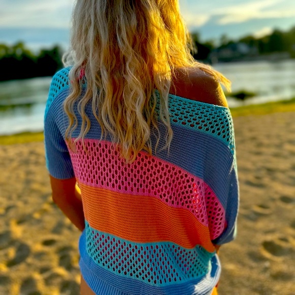 knitted off the shoulder top - Picture 2 of 2